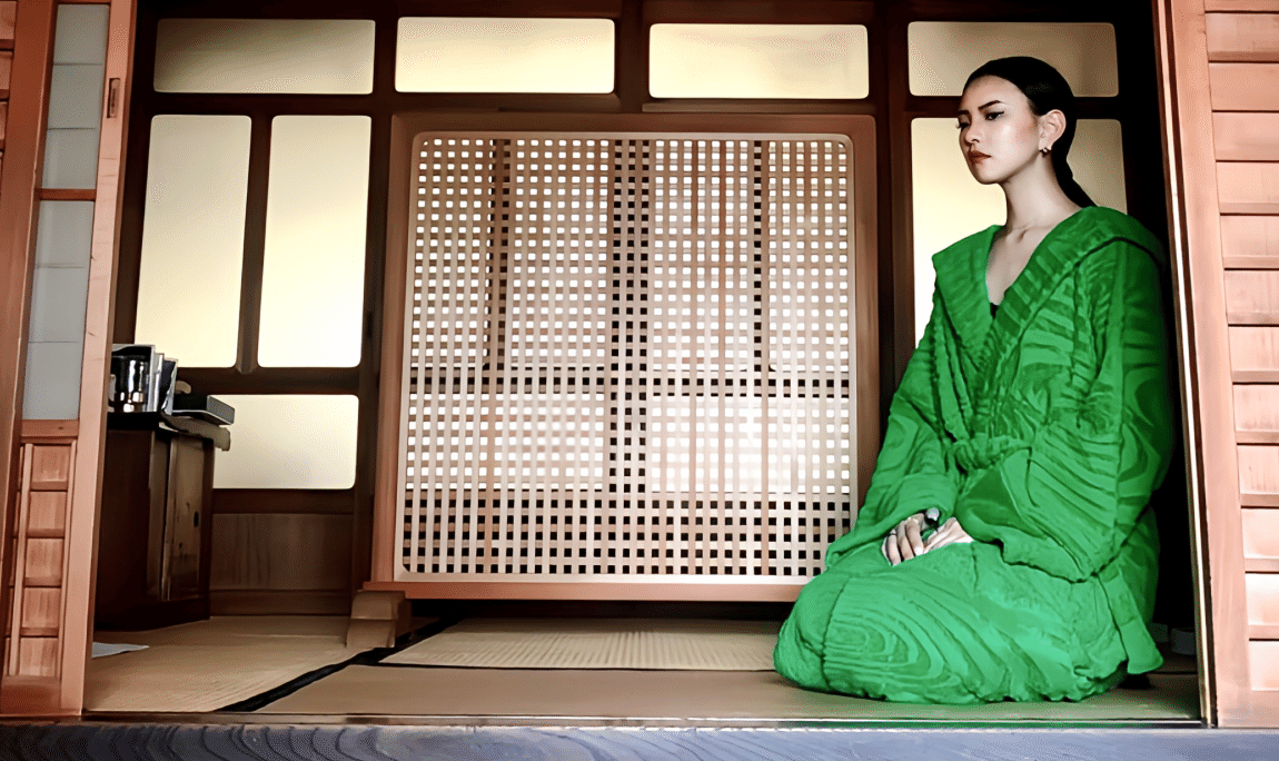 泉州タオル　枯山水バスローブ with Cento trenta