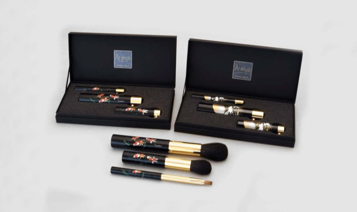 熊野筆　高級化粧筆 蒔絵