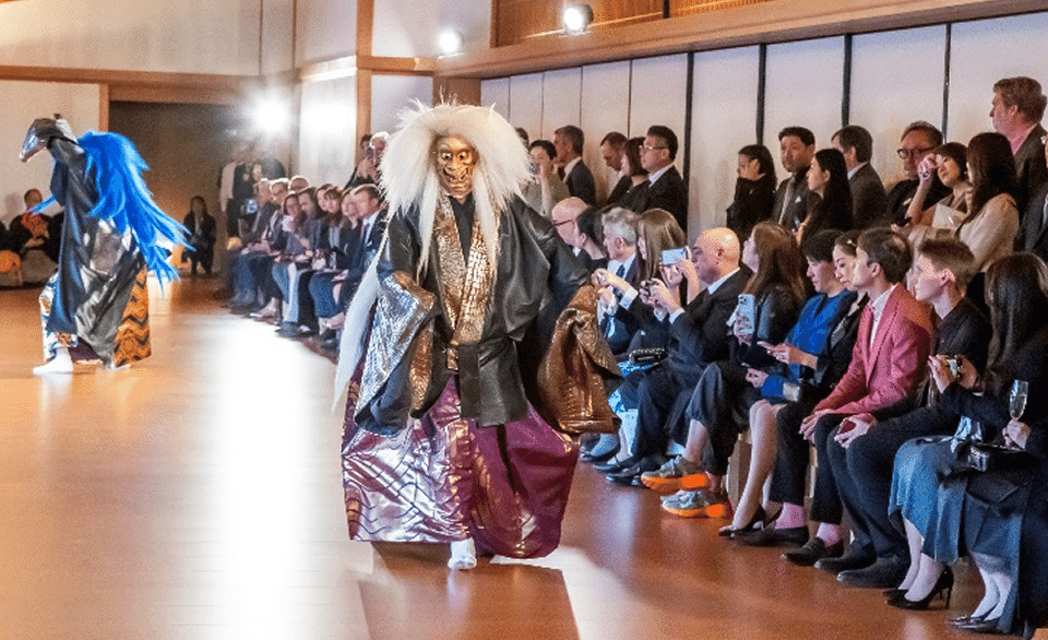 A performance in collaboration with Noh theatre