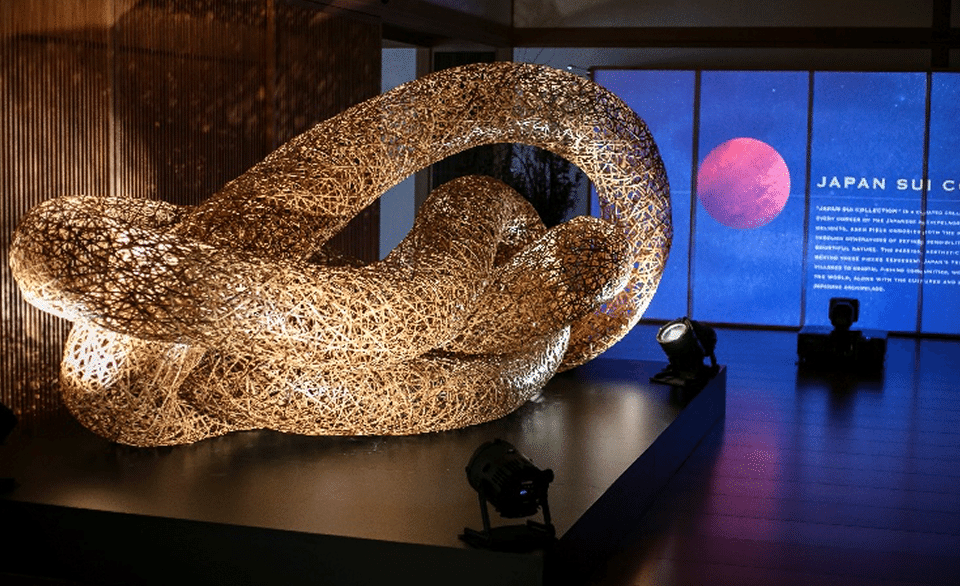 “Infinity,” bamboo artwork by Chikuunsai Tanabe IV